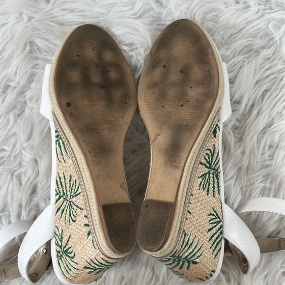 Kelly & Katie Wedge Sandal Devyn Style Tropical Palm Tree Women’s Size 8.5 - Picture 10 of 12